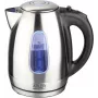 Hervidor eléctrico Adler AD1223 — 1,7 l, 2000 W, acero inoxidable con detalles negros