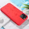 Funda para móvil Devia Nature Series para iPhone 12 Pro Max, silicona, rojo