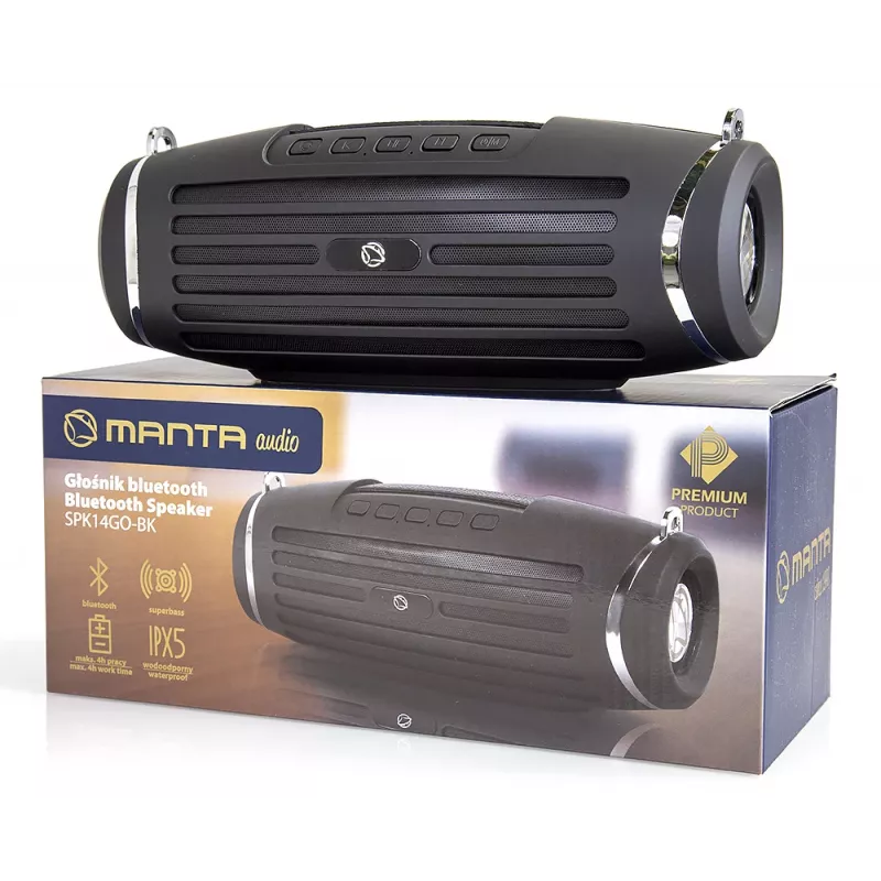 Altavoz portátil Manta SPK14GO BT Negro