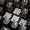 Teclado gaming mecánico Sharkoon Crystal Shark Negro DE con iluminación RGB