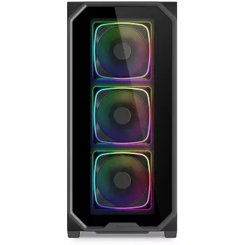 Caja de PC Sharkoon AK5G RGB Midi Tower Negra
