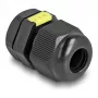 Prensaestopas M12 DELOCK con ventilación IP68, plástico, negro, 2 uds.