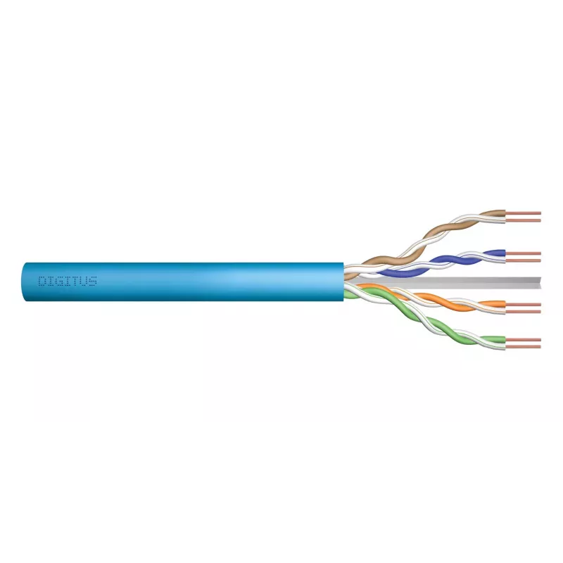 Cable de red Digitus Cat.6A U/UTP 500 m, azul