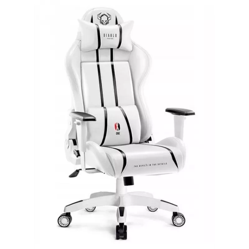 Silla gaming Diablo X-ONE 2.0 normal blanca y negra