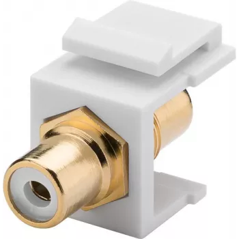 Goobay 79676 - Plano - Blanco - RCA - RCA - Conector hembra - Conector hembra (79676)