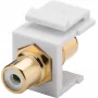 Goobay 79676 - Plano - Blanco - RCA - RCA - Conector hembra - Conector hembra (79676)