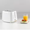 Tostadora Taurus TO800P 2 rebanadas 800 W blanca con control por botones y mando giratorio