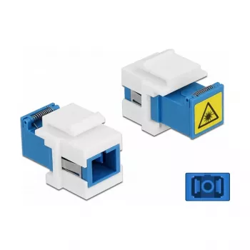 Módulo Keystone SC simplex conector hembra a SC simplex conector hembra DeLOCK 86832