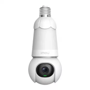 Cámara de vigilancia IP IMOU IPC-S6DP-5M0WEB-E27 en forma de bombilla 5MP, objetivo 2,8mm, Wi‑Fi, MicroSD hasta 256GB, visión nocturna 30m
