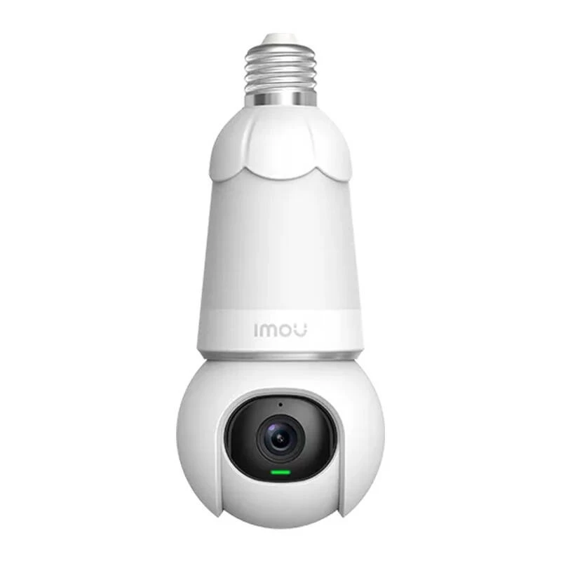 Cámara de vigilancia IP IMOU IPC-S6DP-5M0WEB-E27 en forma de bombilla 5MP, objetivo 2,8mm, Wi‑Fi, MicroSD hasta 256GB, visión nocturna 30m