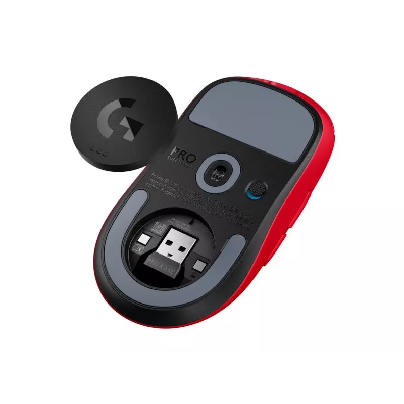 Ratón Logitech G PRO X SUPERLIGHT 2 SE - Gaming - Inalámbrico - Rojo