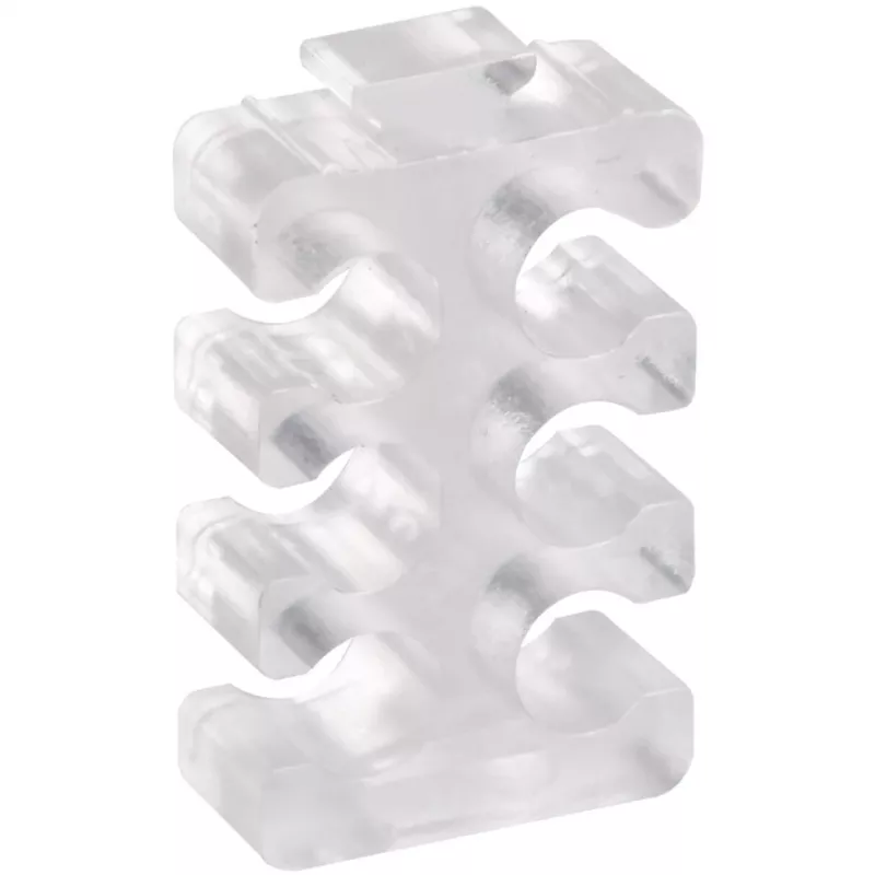 SilverStone SST-PP09, kit de peines para cables, transparente