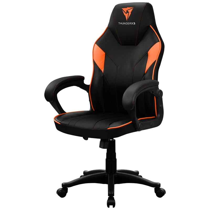 Silla gaming Thunder X3 EC1 Negro Naranja – diseño ergonómico, altura ajustable