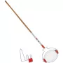 WOLF-Garten FC-M / ZM 140 Recogedor de fruta de rodillo con mango, rojo