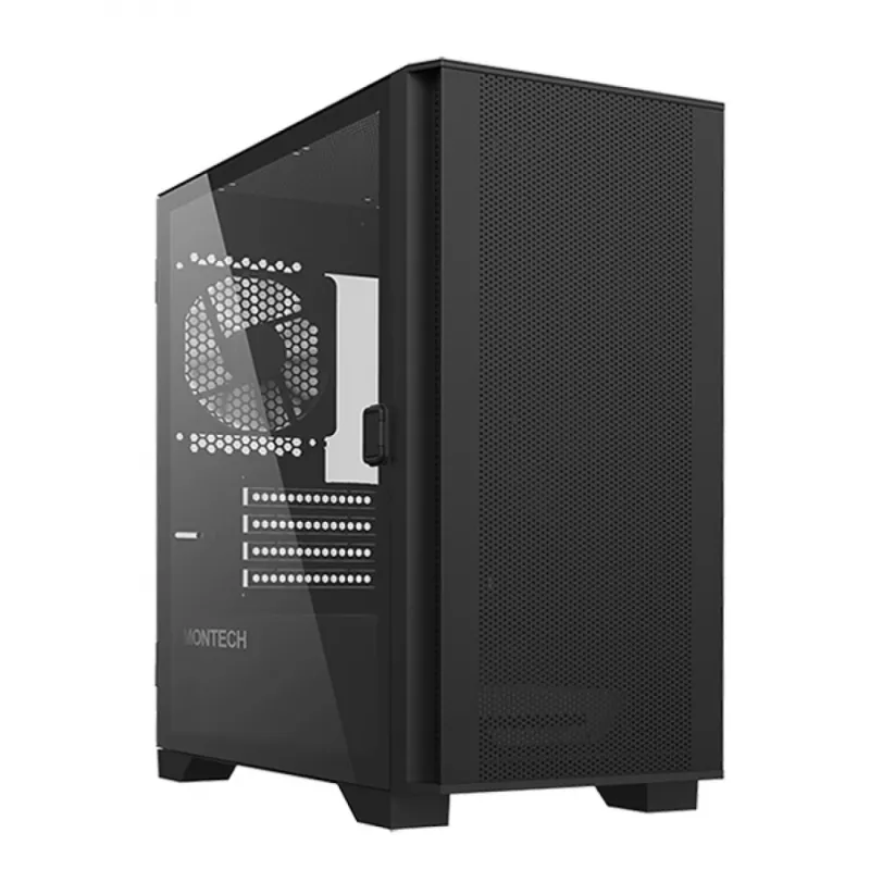 Caja de PC Montech AIR 100 LITE sobremesa negra