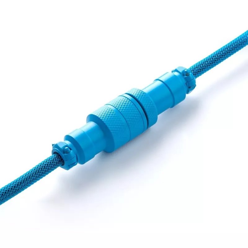 CableMod Classic cable en espiral para teclado CM-CKCA-CK-KK150KK-R, de USB-C a USB-A, 150 cm, negro (Midnight Black)
