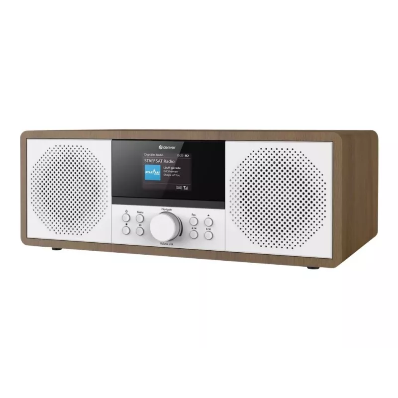 Radio por internet Denver MIR-270DW DAB+ FM 20W Madera