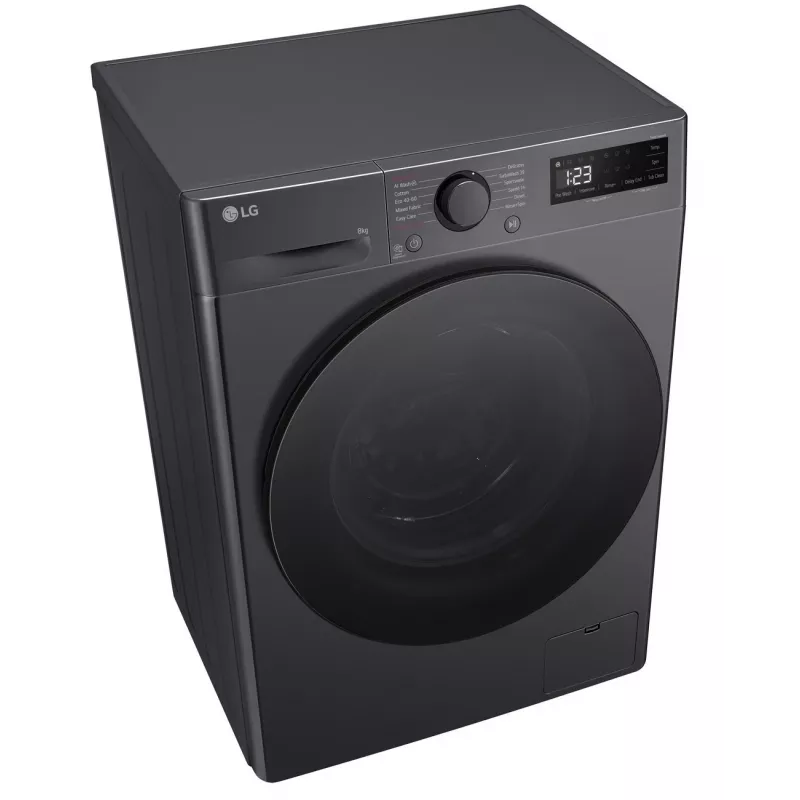Lavadora LG F2WR508S2M — Carga frontal, 8 kg, 1200 rpm, A…