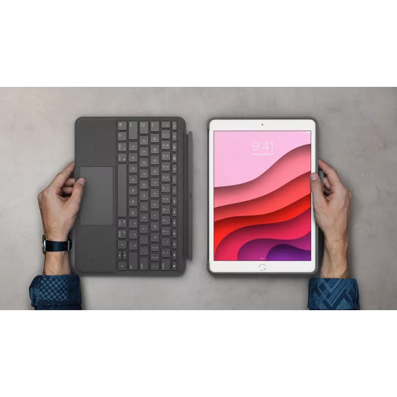 Funda de teclado Logitech Combo Touch para iPad 7. 8. 9. generación