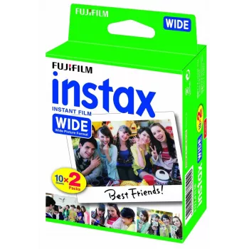 Película Fujifilm Instax Wide 20 unidades 108 x 86 mm