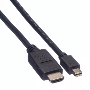 Cable Mini DisplayPort VALUE Mini DP-HDTV M/M 2 m