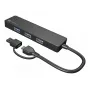 Hub USB NATEC Mayfly USB 3.2 Gen 1 Type-A Type-C 5000 Mbit/s Negro
