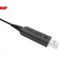 Koss CS200 Headset USB con cable diadema Llamadas/Música USB Type-A Negro