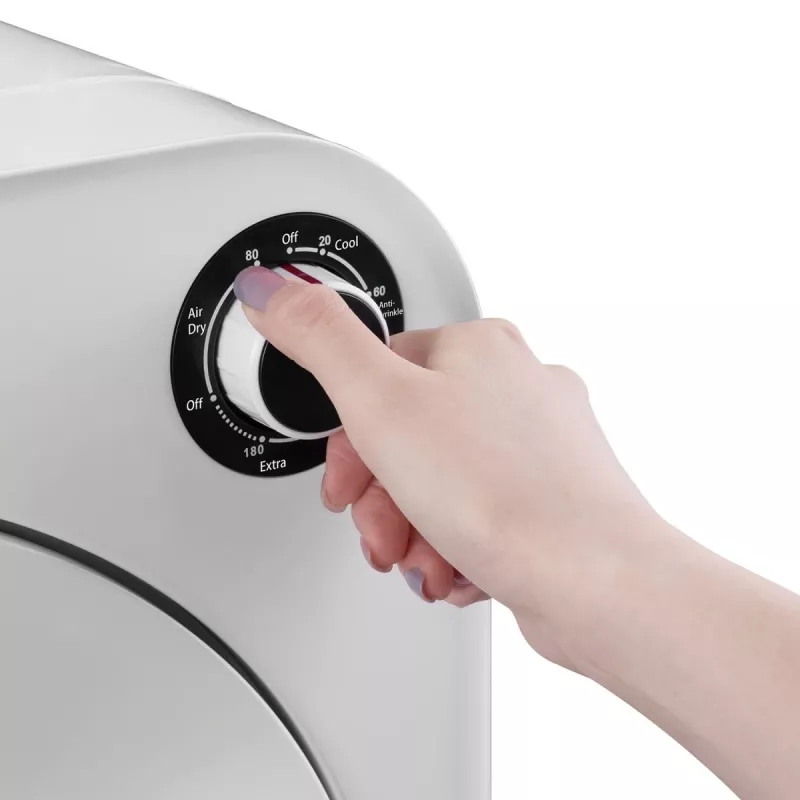 Secadora de ropa GreenBlue GB405 — eléctrica 830 W, capacidad 3 kg, modelo mini de viaje