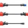 go-e set de adaptadores Gemini flex 22 kW. Color del cable: negro, formato conector 1: recto, formato conector 2: recto. Corriente máxima de funcionamiento (trifá