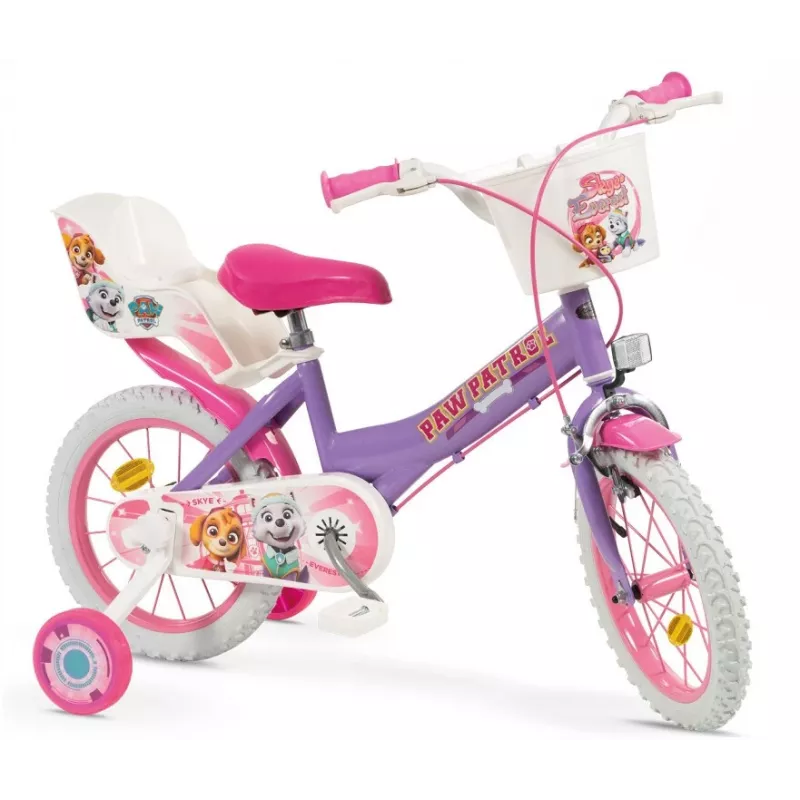 Bicicleta infantil 14 Paw Patrol Morada 1480 Niña TOIMSA