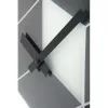 Reloj NeXtime 8171 Cubic, 43,5x37 cm, pared, negro/blanco/gris
