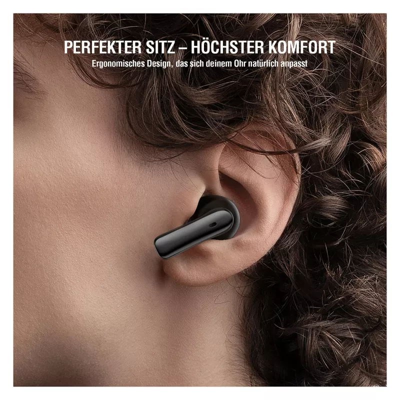 4smarts auricular inalámbrico SkyBuds Air negro (541722)