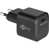 Cargador Goobay 65331 cargador rápido de CA para interiores negro USB Type-C