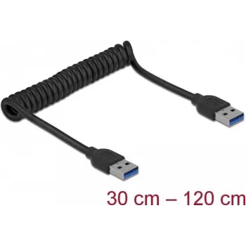 Cable USB DeLOCK 85348 USB 3.2 Gen 1 1,2 m USB A negro