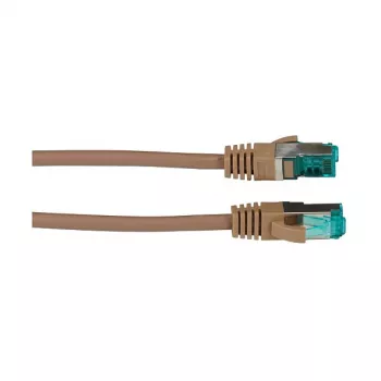 EFB-Elektronik Cable de conexión RJ45 Cat.6A S/FTP LSZH marrón 1 m Fabricante: EFB Elektronik (MK6001.1BR)
