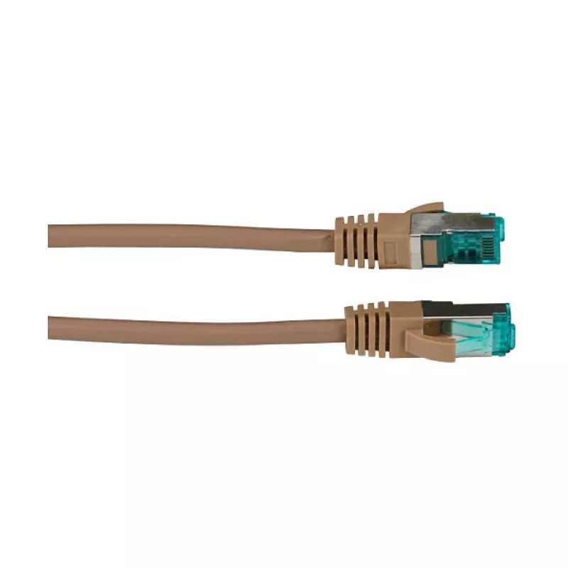 EFB-Elektronik Cable de conexión RJ45 Cat.6A S/FTP LSZH marrón 1 m Fabricante: EFB Elektronik (MK6001.1BR)
