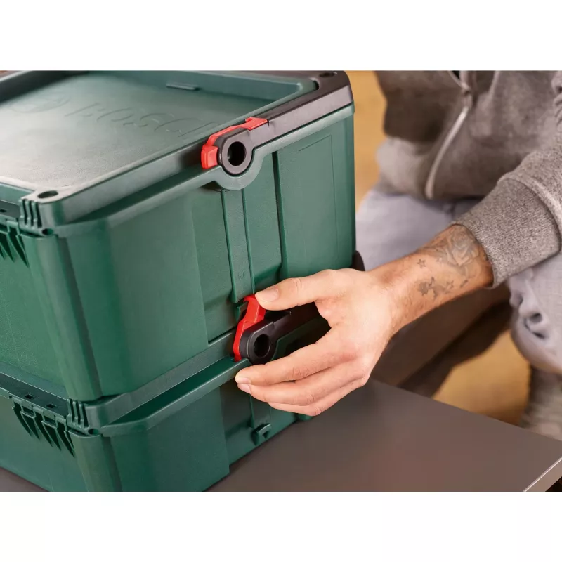 Caja de almacenamiento Bosch SystemBox 1600A01SR4 Rectangular Verde 343 x 391 x 171 mm