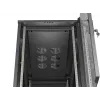 Armario rack LANBERG FF01-6222-12B 22U 600x1200 mm negro con puertas frontal y trasera de cristal