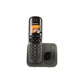 Panasonic KX-TGC 210 PDB Teléfono DECT Negro con identificación de llamadas