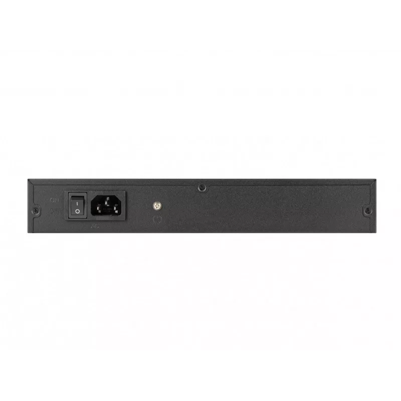 Switch no gestionado LANBERG RSGE-24 — 24× Gigabit Ethernet 1U, montaje en rack, negro