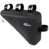 Morobbia Triangle Bag, cesta/bolsa de bicicleta (negra, bolsa de tubo superior 2 L)