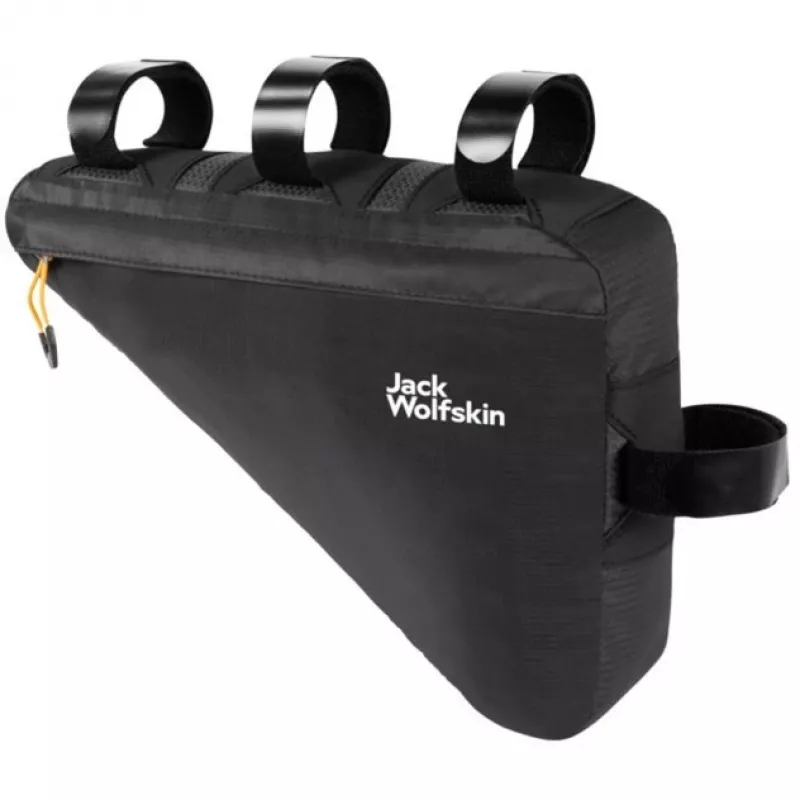Morobbia Triangle Bag, cesta/bolsa de bicicleta (negra, bolsa de tubo superior 2 L)