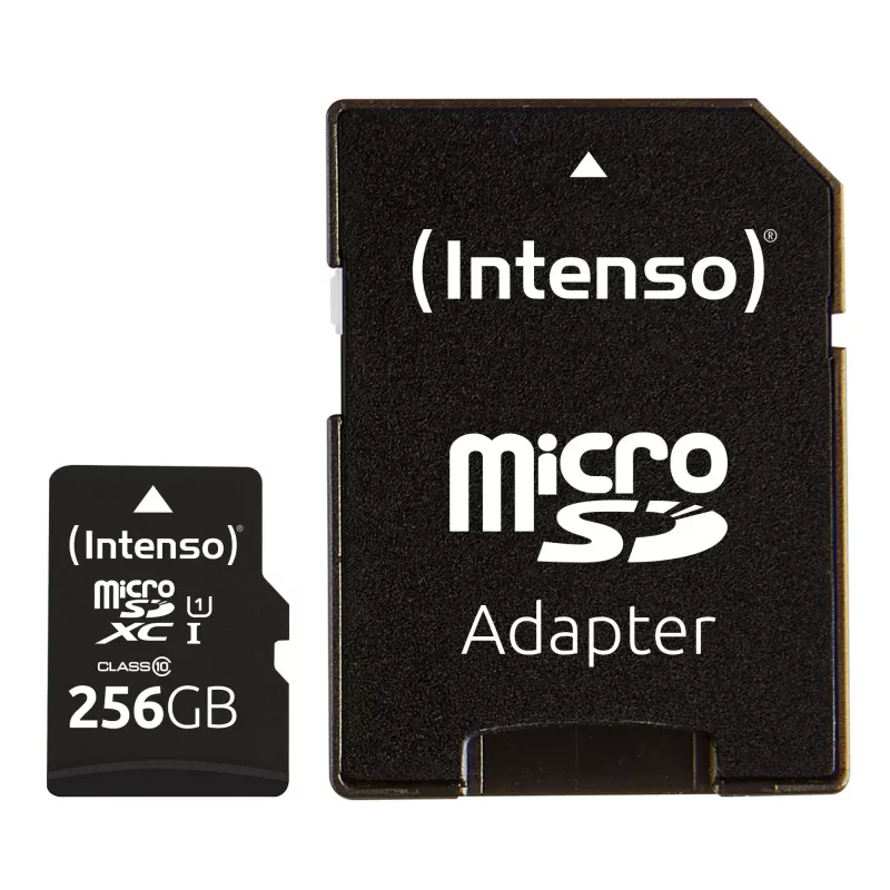 Memoria flash Intenso 256GB UHS-I tarjeta MicroSD