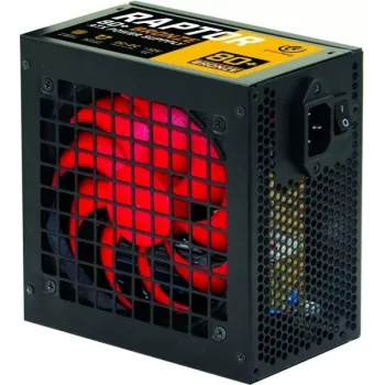 Fuente de alimentación RAPTOR 600W BRONZE 80+, Single Rail, DC-DC