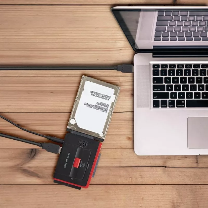 Adaptador USB 3.0 a IDE SATA III QOLTEC 50645