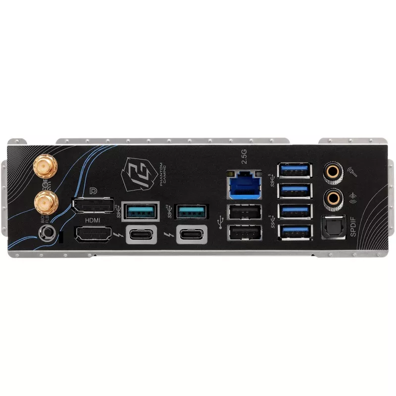 ASRock Phantom Gaming Z890M Riptide WiFi placa base, Intel Z890, LGA1851, micro ATX, DDR5, hasta 256 GB, Wi-Fi 6E, Bluetooth, LAN 5GbE, USB4