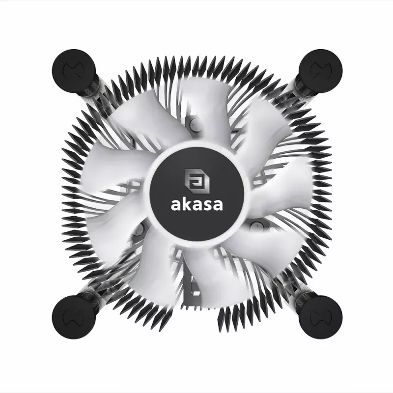 Disipador de aire Akasa AK-CC6615BP01 Negro 600-3000 RPM Doble rodamiento de bolas
