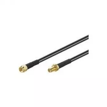 Cable coaxial Microconnect 51678 RP-SMA RP-SMA 5 m negro