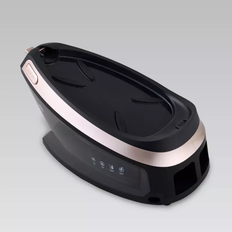 Maestro MR-320C Centro de planchado con vapor 2400 W 1,5 L suela cerámica Negro, oro rosa