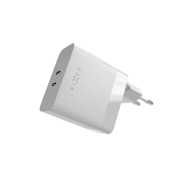Cargador FIXED FIXC65-2C-WH interior AC carga rápida 2x USB Type-C